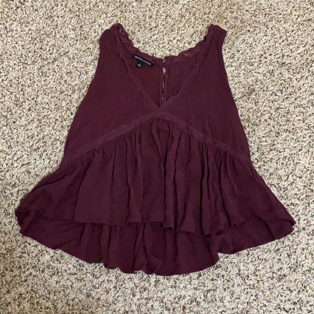 Low V-Neck Tank Top